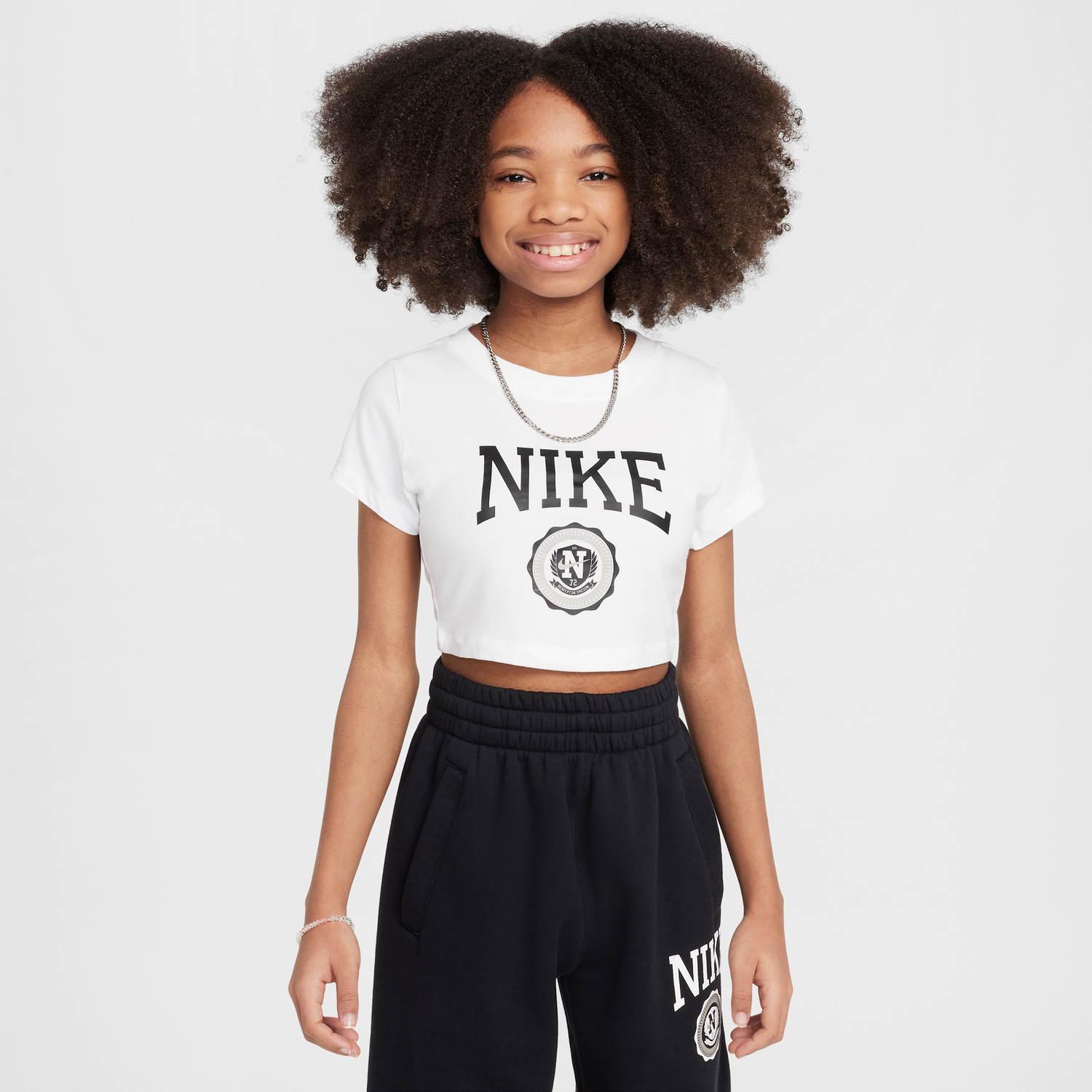Съкратен топ Nike Nike Sportswear Crop Top Бяло | IB3567-100, 0