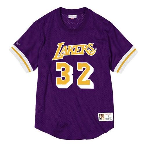 Фланелка Mitchell & Ness Johnson Lakers Basketball Jersey Лилаво | NNMPSC19040-LALPURP85EJH