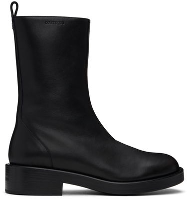 Кецове и обувки Courrèges Leather Rider Boots Черно | VESSAB012CR0068, 0