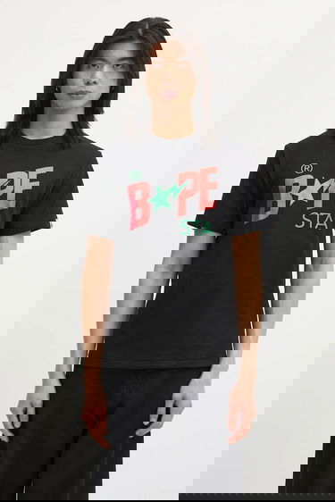 Тениска BAPE BAPE STA Graphic T-Shirt Черно | 001TEL301022M, 0