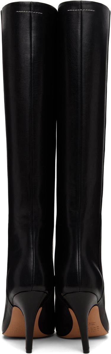 Кецове и обувки Maison Margiela MM6 Maison Margiela Architype Knee-High Boots Черно | S59WW0114 P6783, 1