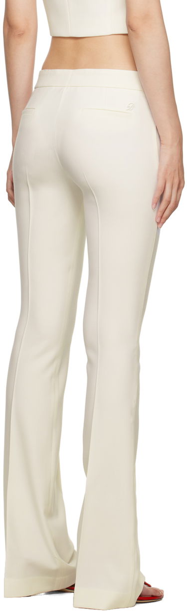 Панталони Blumarine Blumarine Flared Dress Pants Бяло | A322P098A, 2