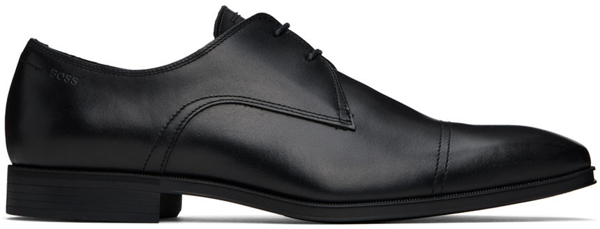 Кецове и обувки BOSS Leather Derbys Черно | 50517108, 0