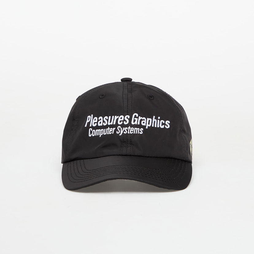 Шапка с козирка Pleasures Pleasures Graphics Computer Systems Tech Hat Черно | P25F090-BLACK