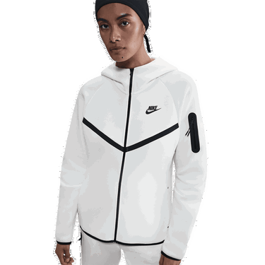 Суитчър Nike Tech Fleece Full-Zip Hoodie Бяло | HV6747-133, 0