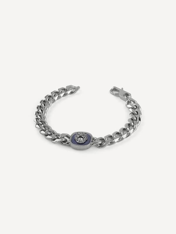 Гривна GUESS Guess Lion King Curb Chain Bracelet Металик | JUMB04001JW, 0