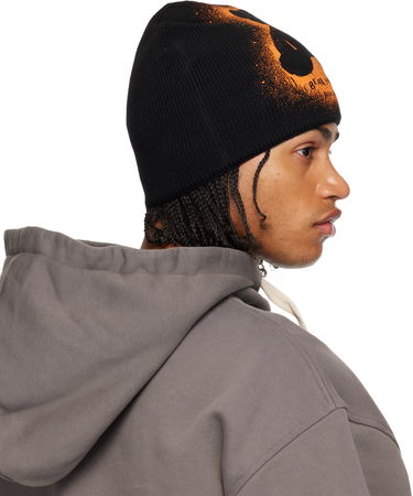 Шапка Palm Angels Spray Bear Beanie Черно | PMLC036F25KNI0021066, 2
