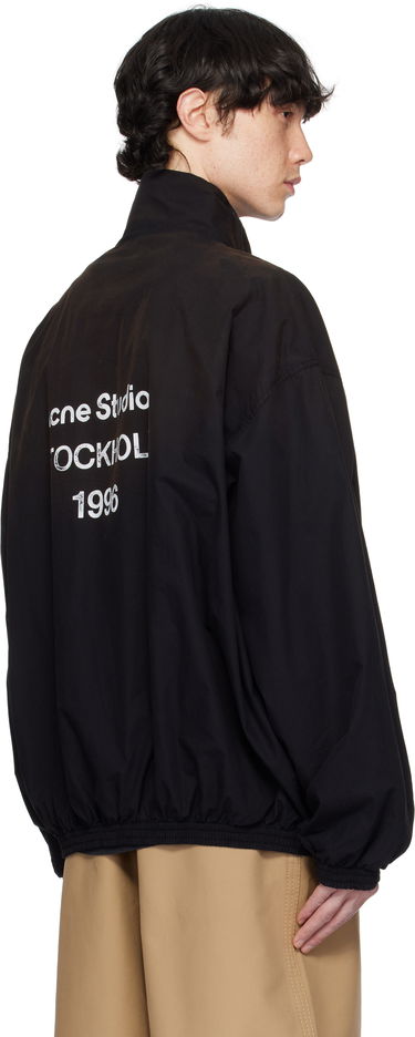 Ветровка Acne Studios Printed Logo Zipper Jacket Черно | B90791-, 2