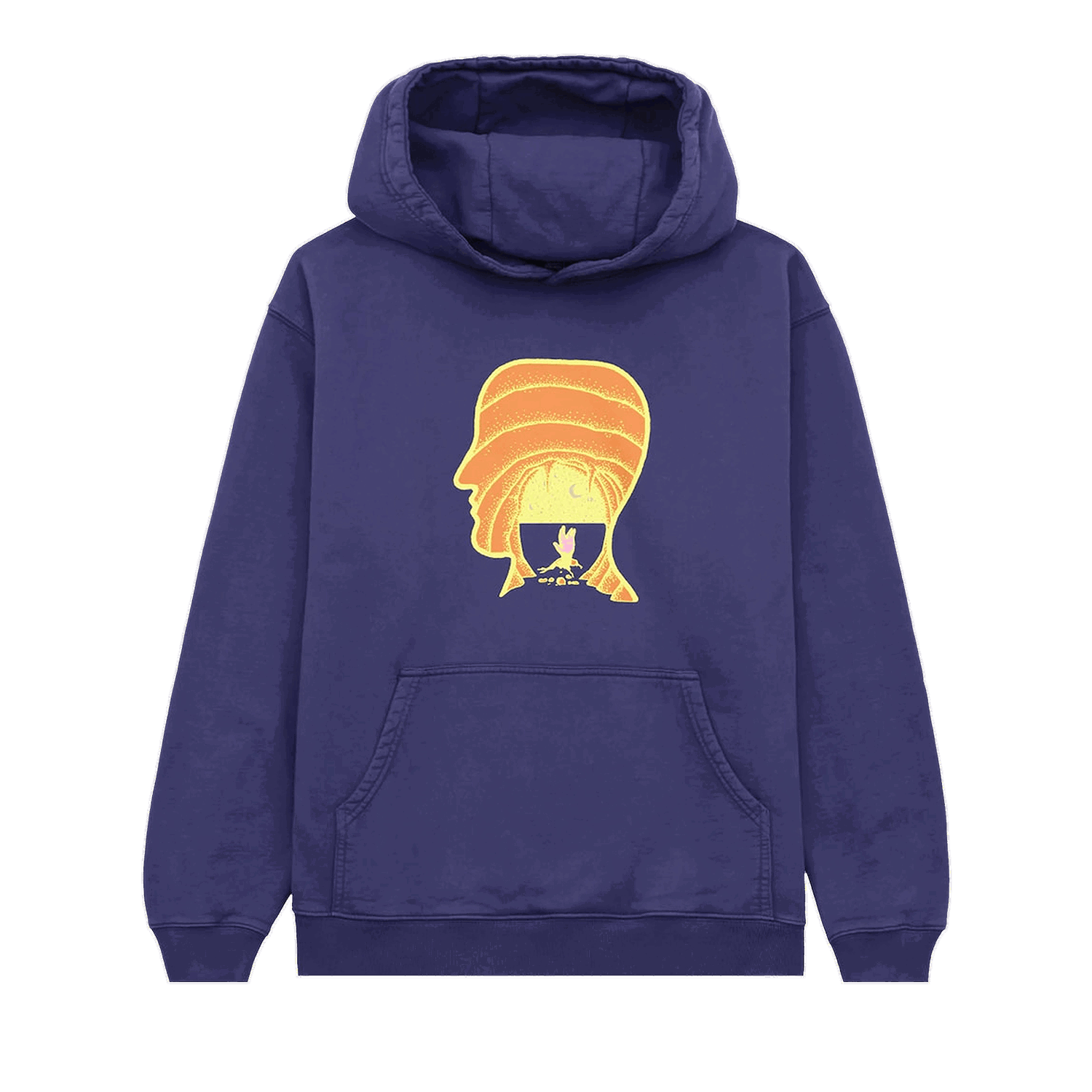Суитчър Brain Dead Tongue Demon Hoodie Тъмно синьо | BDF21T09002187NY01, 0