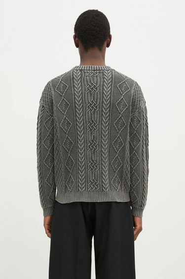 Пуловер Neighborhood NEIGHBORHOOD Cable Knit Sweater Сиво | 24213NH.KNM01, 2