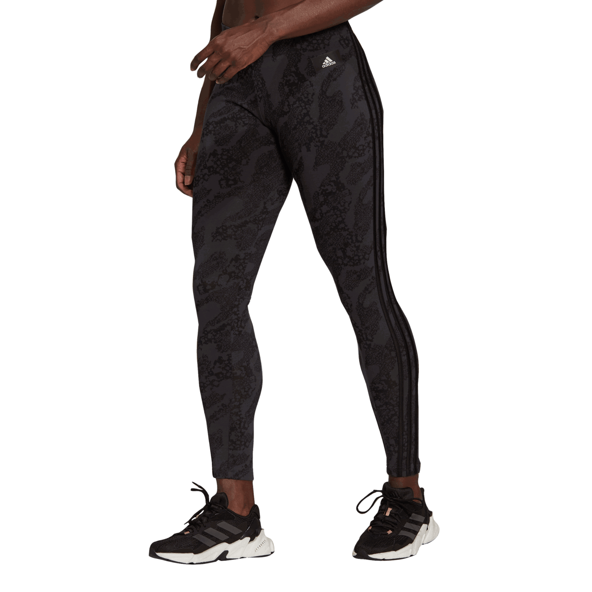 Клинове adidas Originals Floral Graphic Training Tights Черно | HA5702, 0