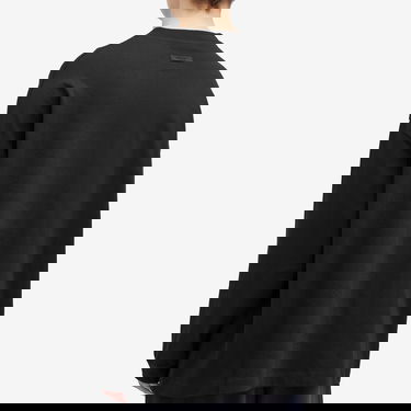 Тениска Fear of God ESSENTIALS Crest Logo Long Sleeve T-Shirt Черно | 125HO244200F, 3