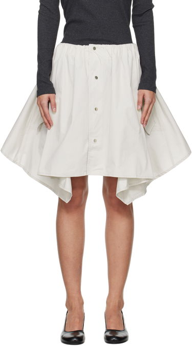 Пола OUR LEGACY Our Legacy Mainsail Mini Skirt Бяло | W2254MD, 0