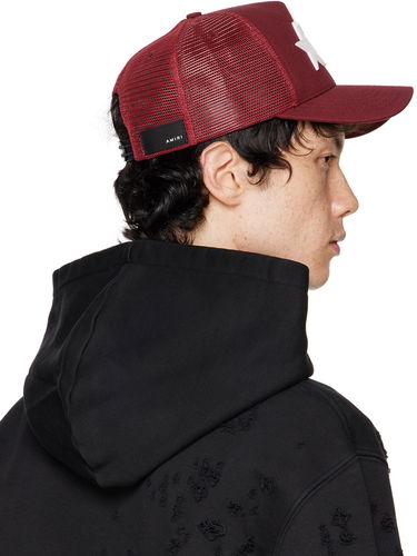 Шапка с козирка AMIRI AMIRI 3 Star Trucker Cap Червено | AMHATR1018, 2