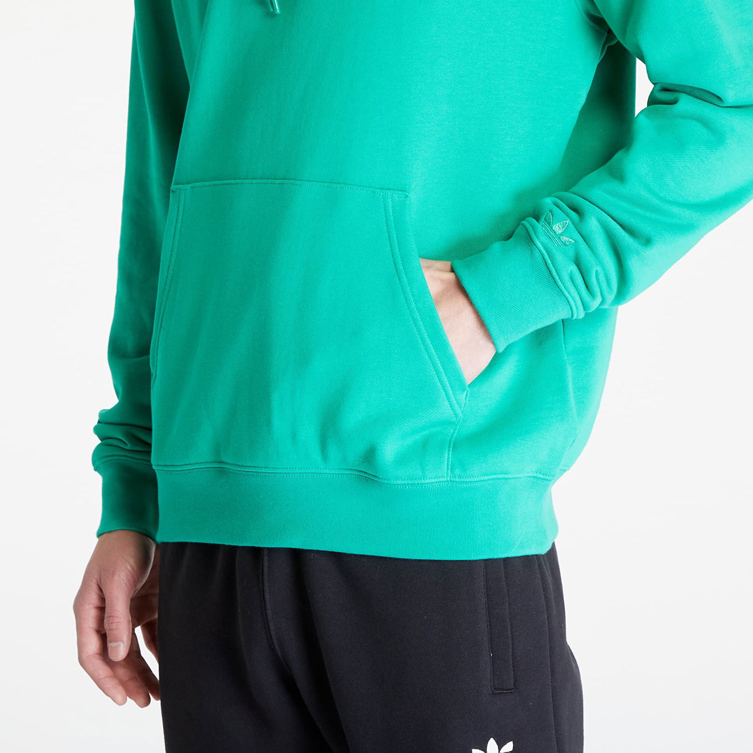 Суитчър adidas Originals Trefoil Hoodie Тюркоазено | IM9685, 1