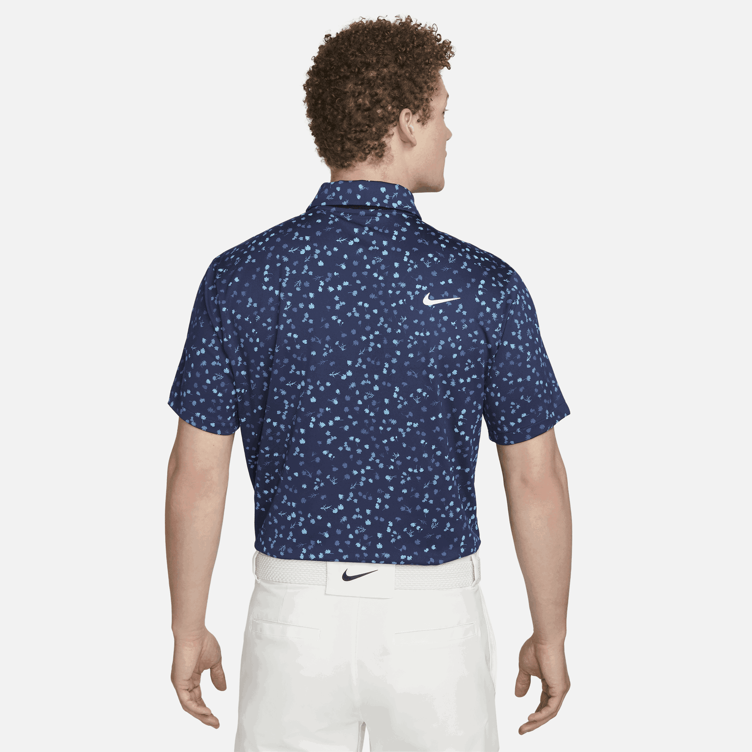 Поло тениска Nike Dri-FIT Tour Floral Golf Polo Shirt Тъмно синьо | DX6089-410, 1