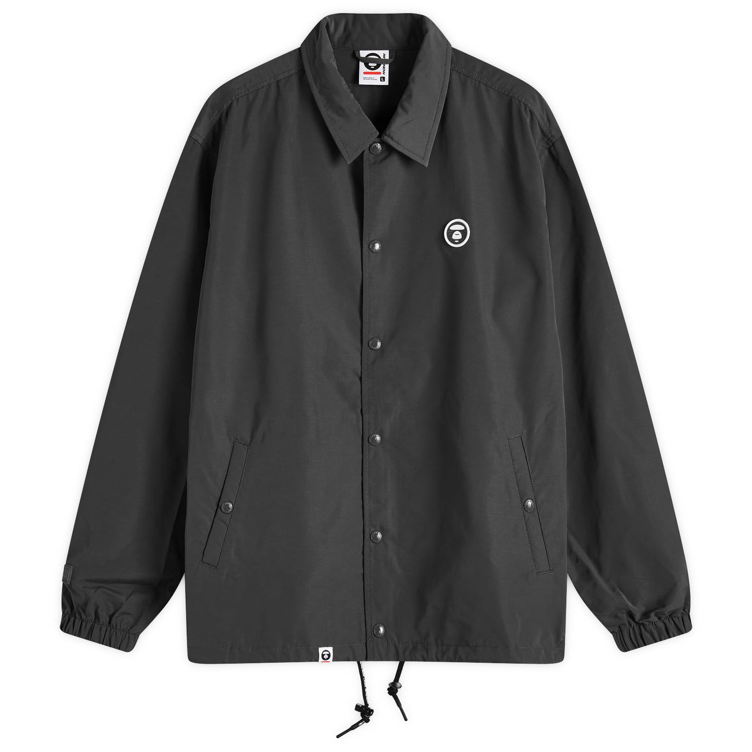 Ветровка AAPE by A Bathing Ape AAPE Now Lightweight Coach Jacket Черно | AAPLJM7662XXNBKX, 0
