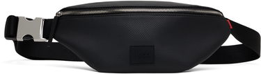 Чанта за кръста BOSS HUGO Perforated Faux Leather Belt Bag Черно | 50541917, 0