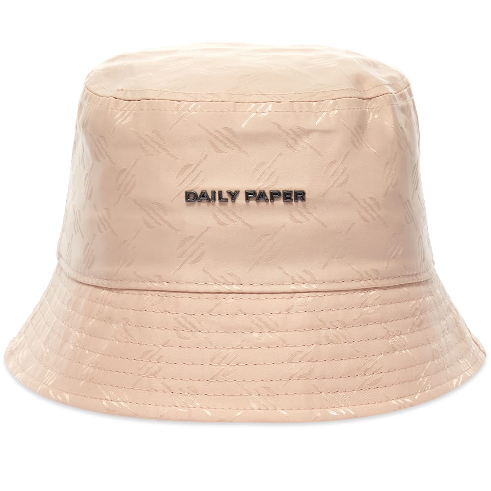 Шапка DAILY PAPER Mobu Logo Bucket Hat Розово | 2211216, 0