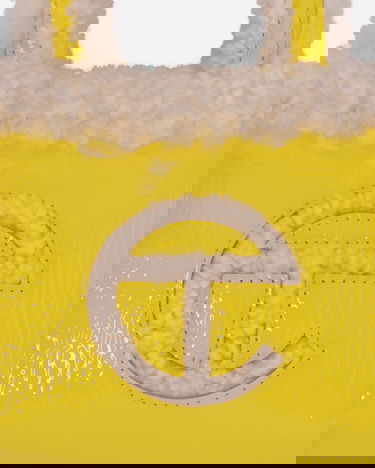 Голяма пазарска чанта UGG Telfar Small Crinkle Leather Shopper "Taxi" Жълто | 1155850 TAX, 6