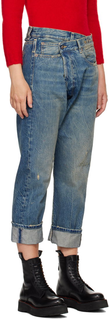 Дънки R13 R13 Crossover Jeans Синьо | R13W2048-734, 4