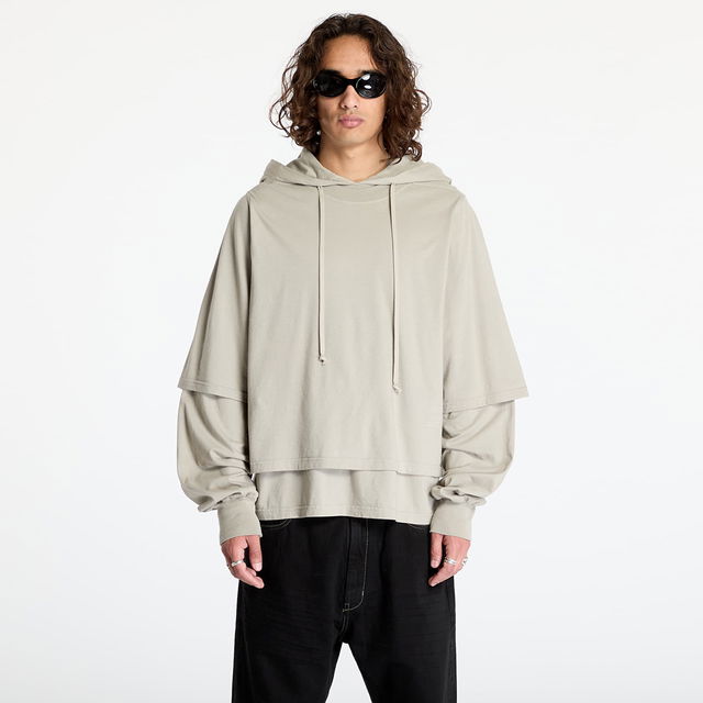 DRKSHDW Knit T-Shirt - Hustler Hoodie Pearl