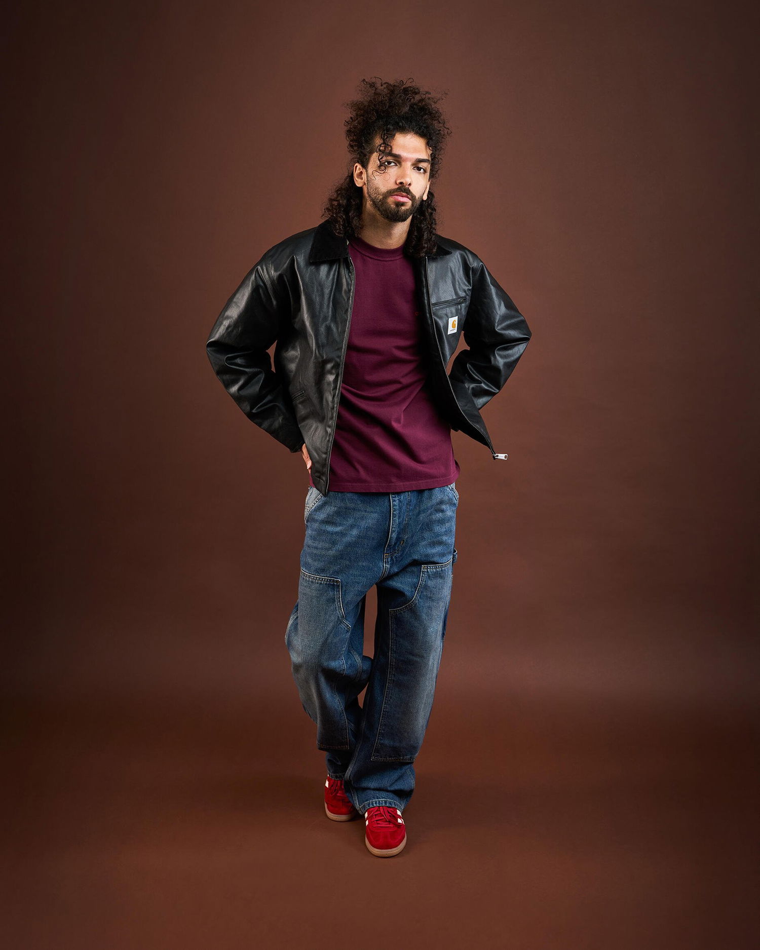 Дънки Carhartt WIP OG Double Knee Denim Pant Синьо | I035797.014L, 1