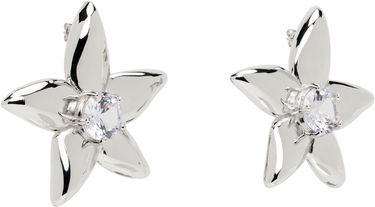 Обеци Collina Strada Collina Strada Mega Starlink Flower Earrings Металик | XX1086, 1
