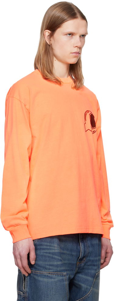 Тениска Carhartt WIP Carhartt WIP Long Sleeve Industry T-Shirt Оранжево
 | I034411, 1