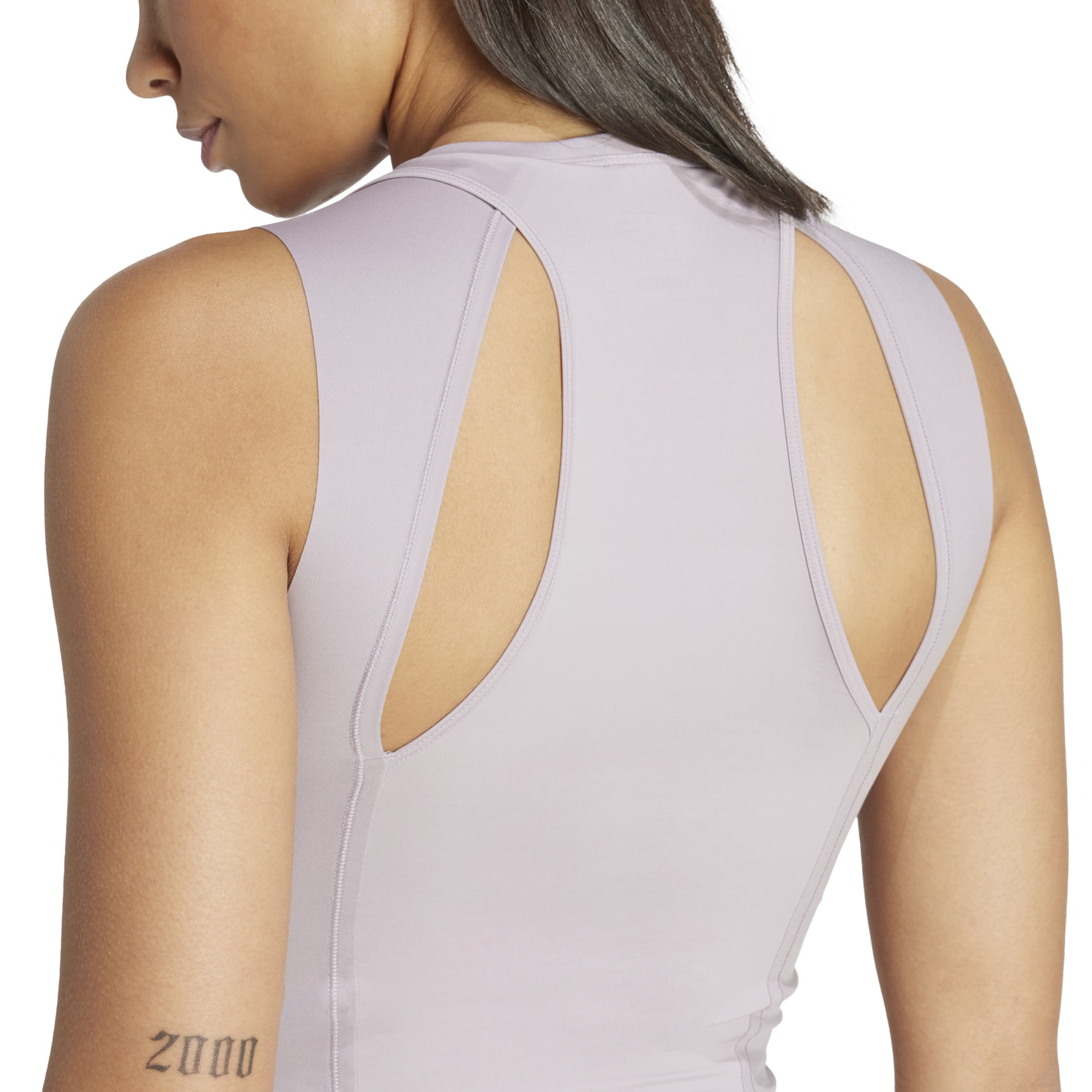 Съкратен топ adidas Originals ELEV HIIT Cropped Training Tank Top Лилаво | it7430, 1