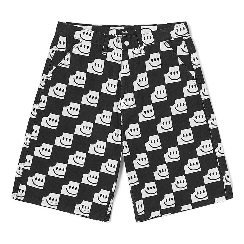 Къси панталони Vans Checkerboard Smiley Shorts Черно | VN000EVTCAF, 0