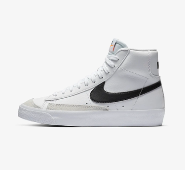 Кецове и обувки Nike Blazer Mid 77 Vintage "White Black" GS Бяло | CZ7531-100, 0