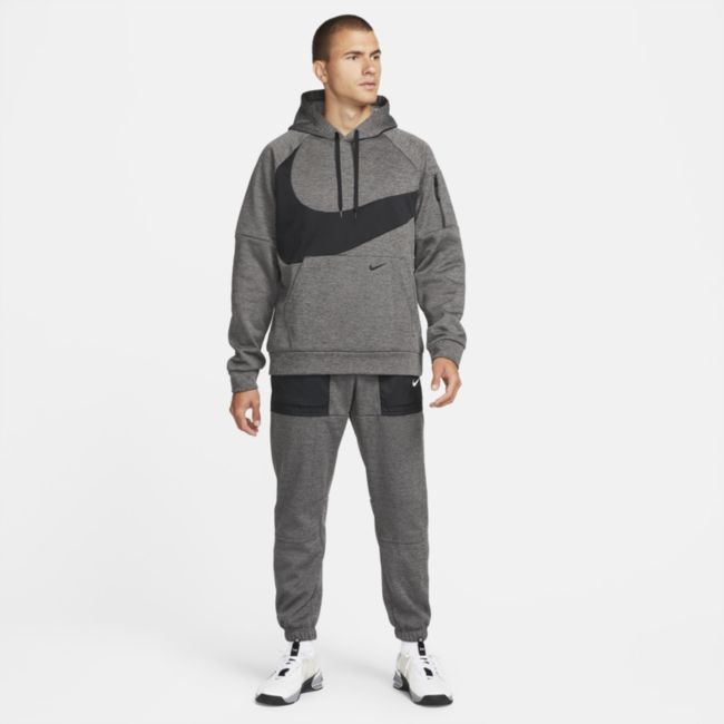 Суитчър Nike Therma-FIT Pullover Fitness Hoodie Сиво | DQ5401-071, 1