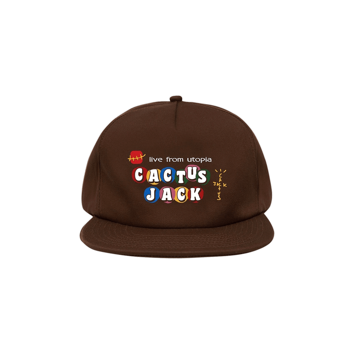 Шапка с козирка Cactus Jack by Travis Scott McDonald's x Live From Utopia Hat Кафяво | CJMD HH133 BROW, 0