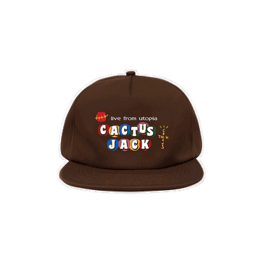 Шапка с козирка Cactus Jack by Travis Scott McDonald's x Live From Utopia Hat Кафяво | CJMD HH133 BROW, 0