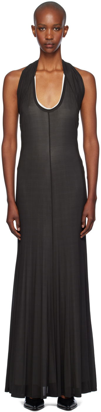 Pокля Helmut Lang Dancer Maxi Dress Черно | O07HW605, 0