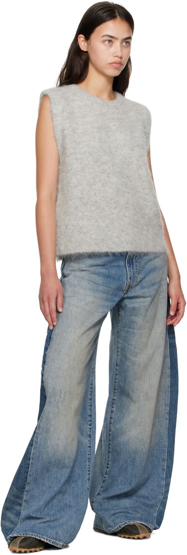 Жилетка R13 R13 Deep Armhole Knit Vest Сиво | R13WY294-Y196A, 3