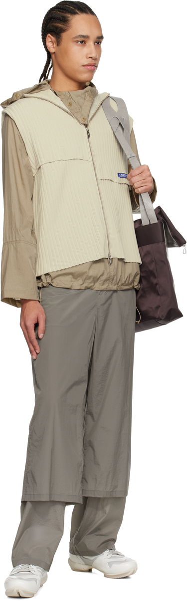 Пуловер A-COLD-WALL* A-COLD-WALL* Panel Knit Vest Бежово | ACWMK204, 4