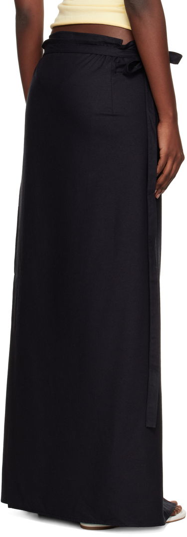 Пола Baserange Baserange Venn Maxi Wrap Skirt Черно | SSVE-WS-AU25, 2