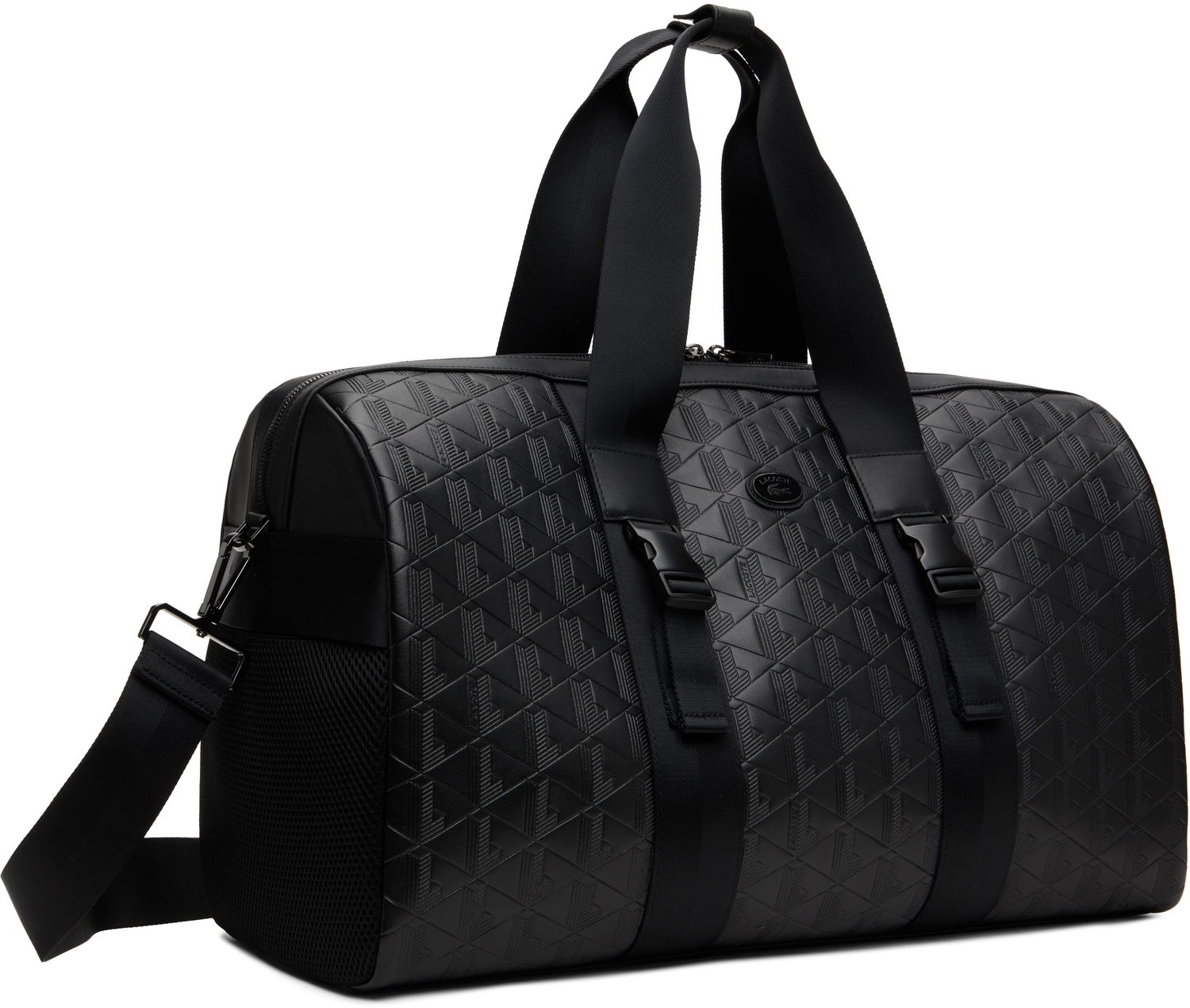 Чанта за пътуване Lacoste Lacoste Nomogram Leather Weekend Bag Черно | NH4839MR_000, 1