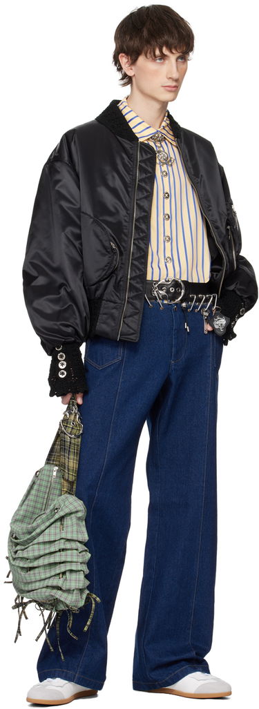 Яке бомбър Chopova Lowena Chopova Lowena Slash Bomber Jacket Черно | 5176, 3
