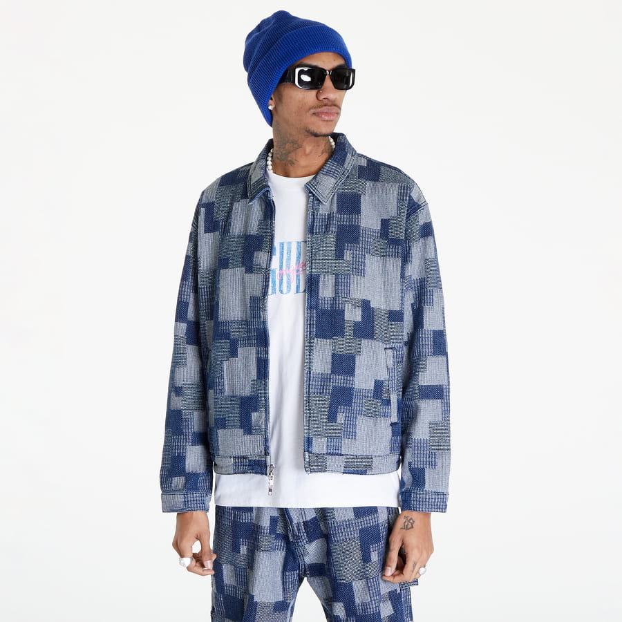Яке GUESS Go Patched Zip Up Shirt Jacket Синьо | M2RG75D4WW0-GODR, 0