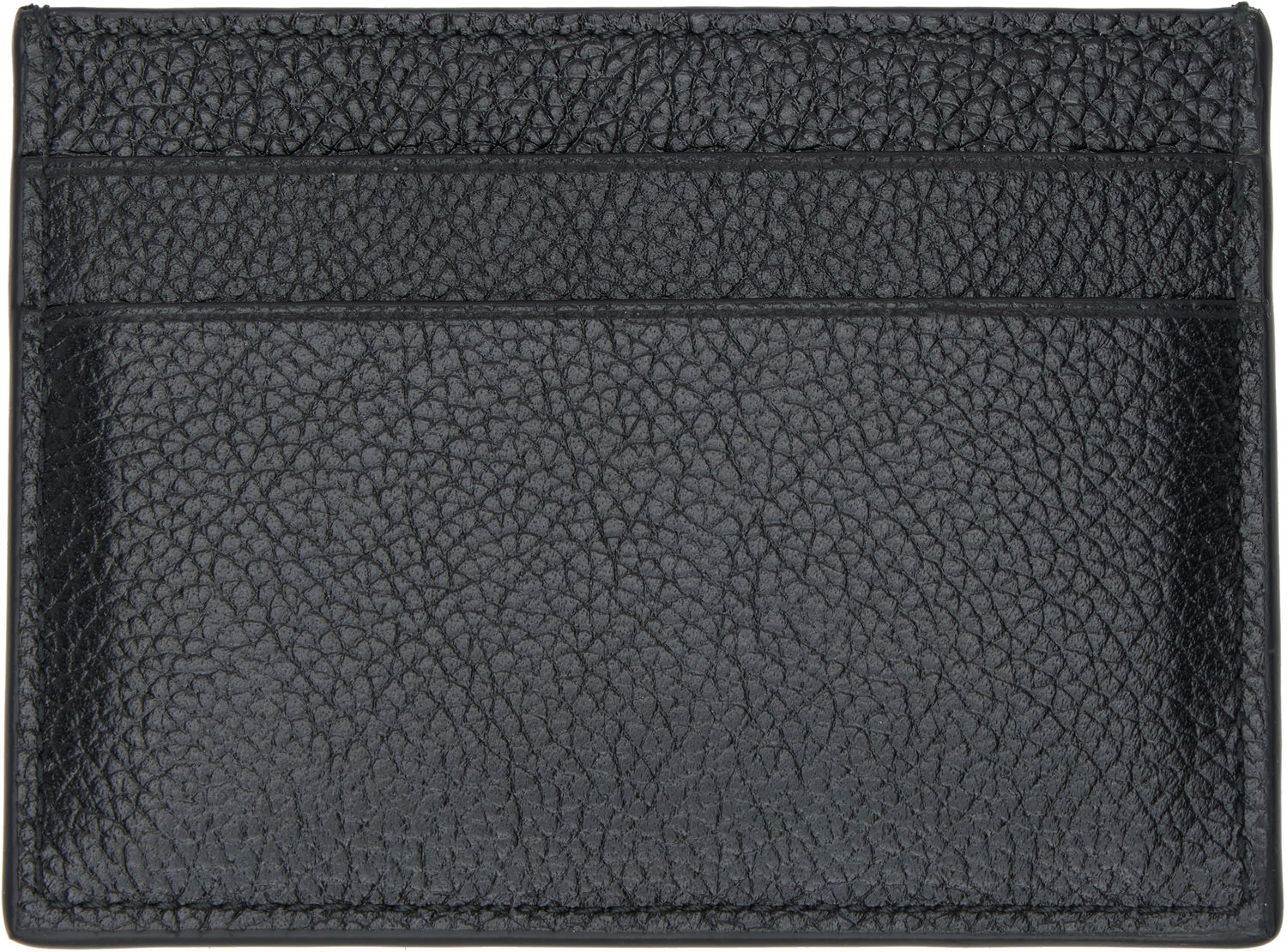 Портфейл Balenciaga Gothic Logo Leather Card Holder Черно | 5943092AA931000, 1