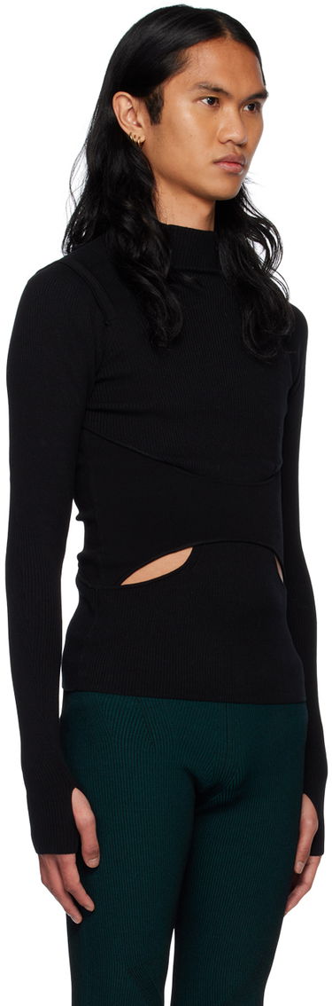 Пуловер Dion Lee Dion Lee Interlink Turtleneck Top Черно | C7151R23, 4