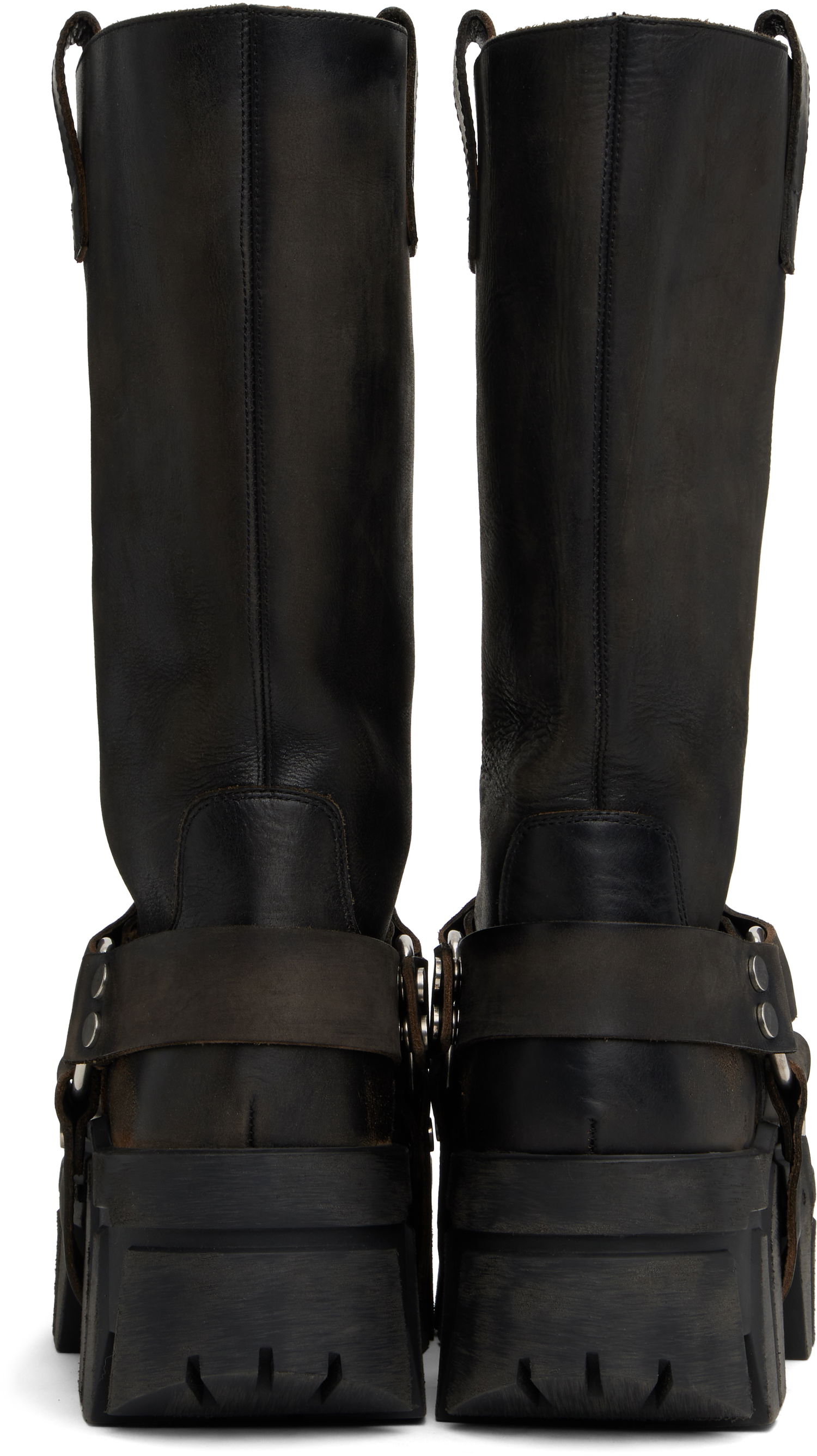 Облекло Balenciaga Balenciaga Bulldozer Harness Boots Черно | 802355WBD111021, 1