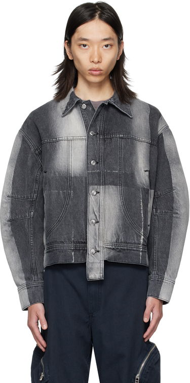 Яке Eckhaus Latta Eckhaus Latta 'El Jacket Redux' Denim Jacket Сиво | 1224-EL-PF25-SF, 0
