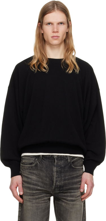 Пуловер Fear of God Fear of God Relaxed-Fit Cashmere Crewneck Sweater Черно | FG25FW20-206CAS-001, 0