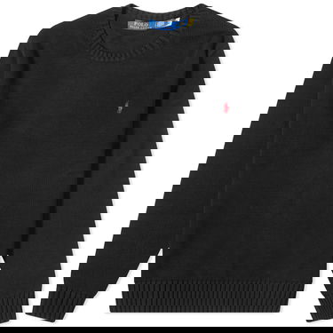 Суитчър Polo by Ralph Lauren Ralph Lauren Cotton Shaker Crew Knit Polo Черно | 710810846020, 0