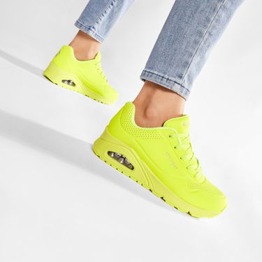 Кецове и обувки Skechers Uno Зелено | 73667-NYEL, 1