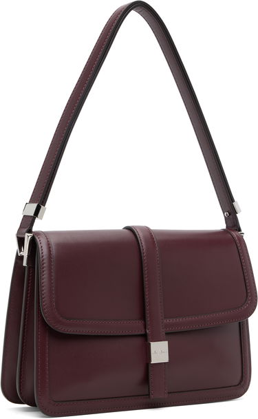 Чанта през рамо Max Mara Bianca Leather Shoulder Bag Бургунди | 2524516172600, 1